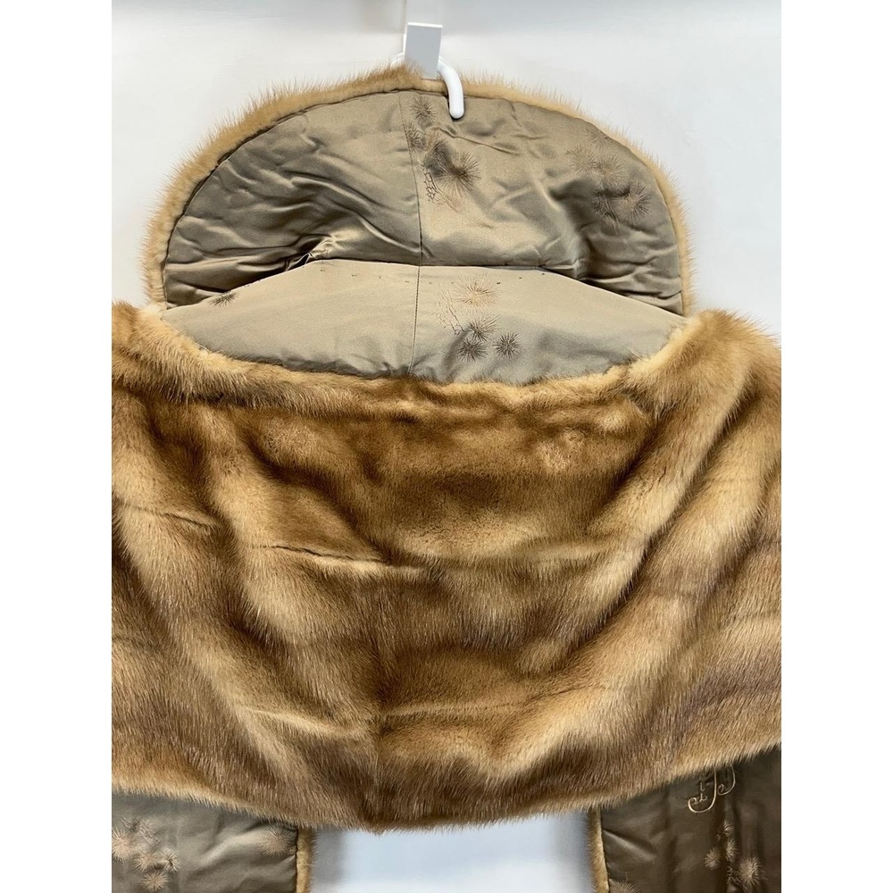 Vintage Women's Autumn Haze Real Fur B Sybil Shawl Stole Wrap - Picture 4 of 9